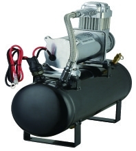 Máy nén khí 150 PSI 12V trên bo mạch với bồn chứa 1,5 gallon Máy nén khí di động 4x4