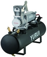Hệ thống không khí hạng nặng di động 12V Bộ máy nén khí 200 PSI Bể chứa 2,5 Gallon