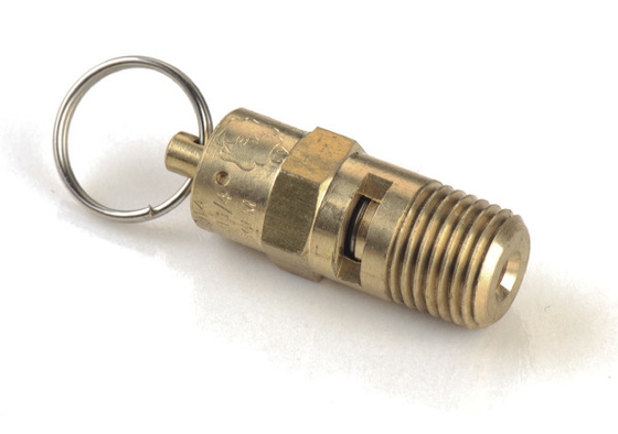 Giá tốt. Hệ thống treo 1/4 NPT Hệ thống không khí trên tàu Phụ kiện máy nén khí Đồng van an toàn PSI trực tuyến