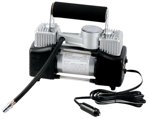 DC12V Bộ nén không khí xe hơi kim loại 2 xi lanh cho máy bơm hơi xe hơi