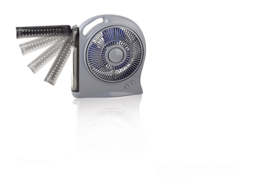 Các chức năng khác nhau Quạt làm mát ô tô với đèn LED, Quạt pin sạc