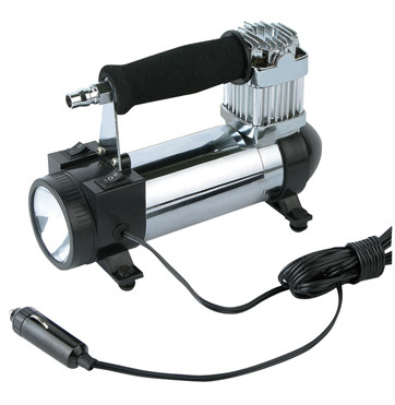 Giá tốt. Bộ dụng cụ máy nén khí 3 trong 1 cho xe ô tô 12v màu đen Chrome kim loại trực tuyến