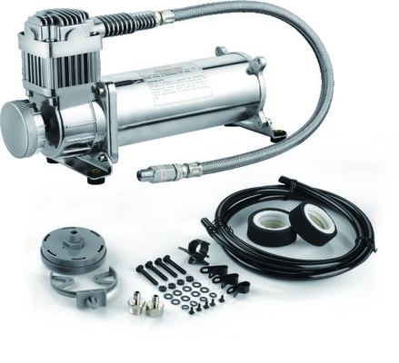Máy nén khí chu kỳ 100% Máy nén khí 2,5 gallon Hệ thống không khí trên bo mạch 12V 150 Psi IP67