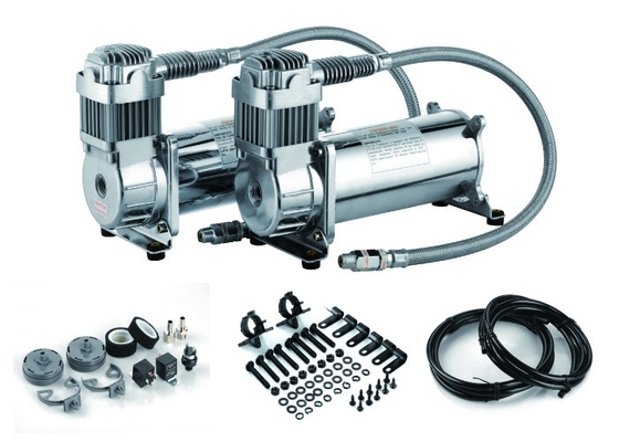 Giá tốt. Máy nén khí di động 12v công suất mạnh mẽ Máy nén khí bình chứa 2,5 gallon / bình đôi trực tuyến