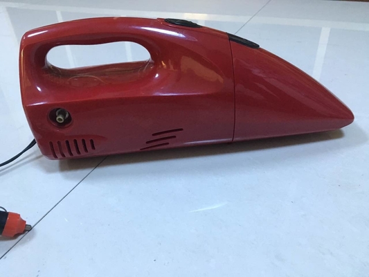 Máy hút bụi ô tô cầm tay lạ mắt 2 trong 1 DC 12V màu đỏ và vàng dành cho ô tô có bơm hơi