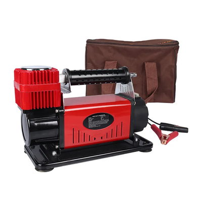 Máy nén không khí xe hơi DC12V với máy đo áp suất Lốp xe hơi Máy bơm không khí Máy nén không khí một xi lanh