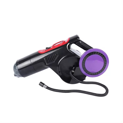 Máy hút bụi 12V và máy nén không khí Mini cầm tay với đèn LED ánh sáng áp suất không khí đo kỹ thuật số 3 trong 1 Lốp bơm và C