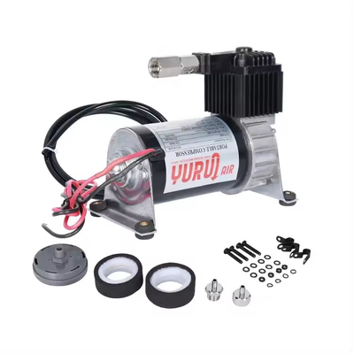 DC 12v Air Ride Suspension Compressor Chrome và đen cho xe tải