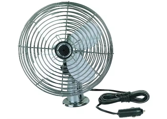 Chuyển đổi bật/tắt Full Safety Metal Guard Mini Car Fan with Cigarette Lighter