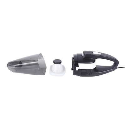 Máy hút bụi ô tô cầm tay DC12V với đèn đèn LED nhựa màu đen