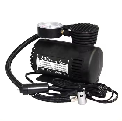 Máy nén không khí DC12v bằng nhựa với nút bật thuốc lá