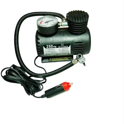 Máy nén không khí DC12v bằng nhựa với nút bật thuốc lá