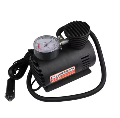 Máy nén không khí DC12v bằng nhựa với nút bật thuốc lá