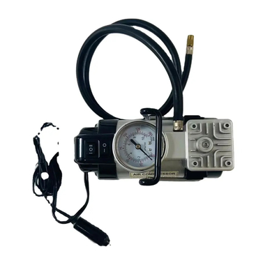 Kim loại Đốm xe ô tô di động máy nén không khí với đèn và tay cầm cho lốp bơm