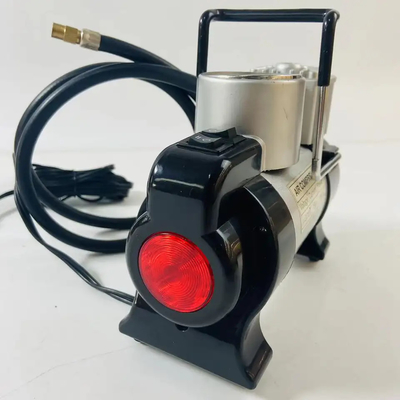 Kim loại Đốm xe ô tô di động máy nén không khí với đèn và tay cầm cho lốp bơm