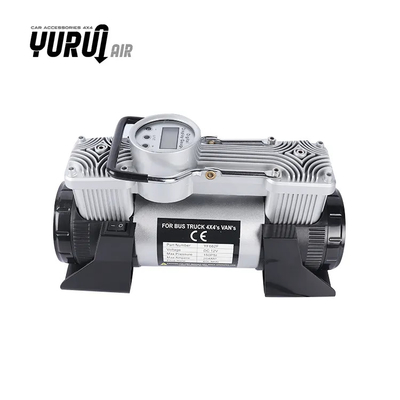 DC12V máy nén không khí xe hơi kim loại di động với hộp nhựa máy nén bộ