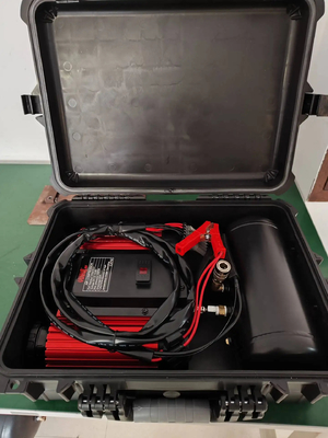 Off-road máy nén không khí hai xi lanh với hộp nhựa lốp xe hơi inflator