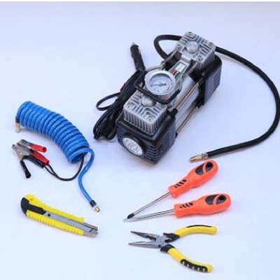 Giá tốt. Máy nén khí cho xe màu bạc Máy nén khí di động 12v Máy nén khí dùng điện cho xe tải trực tuyến