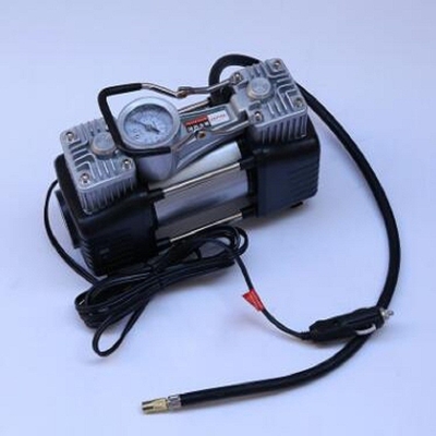 Máy nén khí cho xe màu bạc Máy nén khí di động 12v Máy nén khí dùng điện cho xe tải