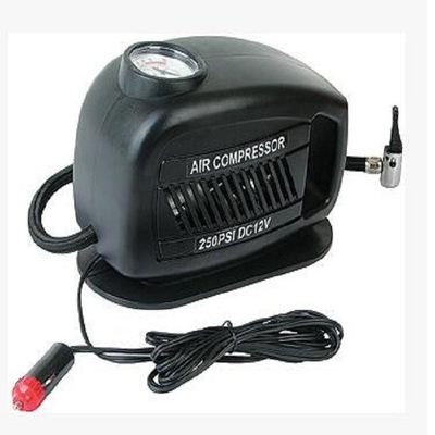 250psi Máy nén không khí xe điện Với cắm bật thuốc lá Máy nén không khí tự động Máy nén không khí 12V