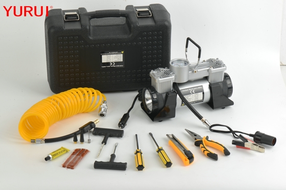 12v 180w 150psi Máy bơm lốp xe hơi di động bằng kim loại có đèn