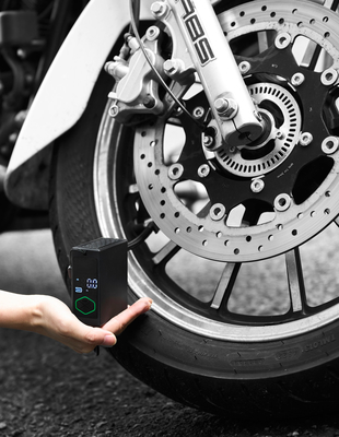 Máy bơm không khí kỹ thuật số không dây sạc lại Máy nén không khí lốp xe điện