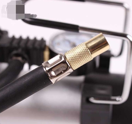 Máy nén khí hạng nặng cho ô tô 12v Máy bơm không khí di động Ce được liệt kê với đồng hồ