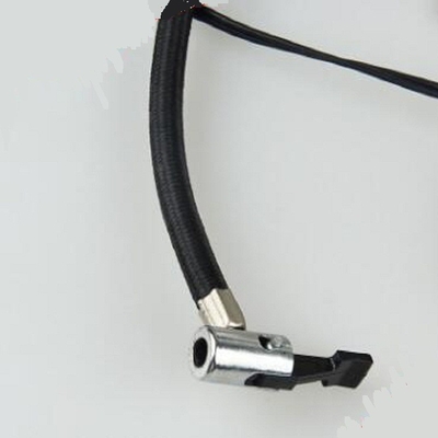 Máy bơm không khí mini màu trắng với ống 45cm, Máy nén khí ô tô hạng nặng cầm tay