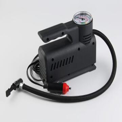 Máy nén khí cho xe bằng nhựa Dc12v, Máy bơm khí di động chống sốc màu đen Yf632