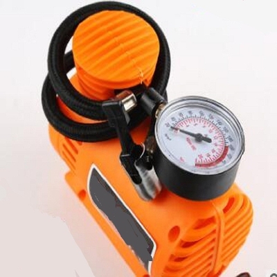 Máy nén khí tự động màu cam Di động, Bơm khí bằng nhựa 250psi cho lốp xe ô tô