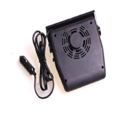Máy sưởi ô tô có thể sạc lại cầm tay màu đen, Máy sưởi cắm điện Dc12v cho ô tô