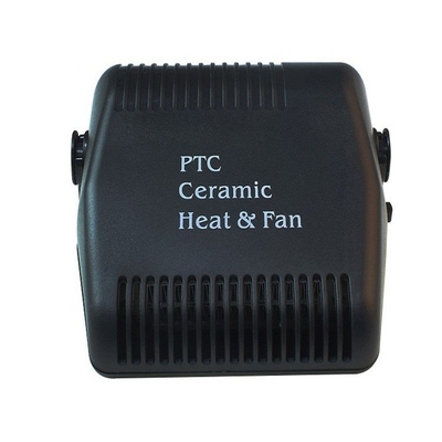 Máy sưởi ô tô có thể sạc lại cầm tay màu đen, Máy sưởi cắm điện Dc12v cho ô tô