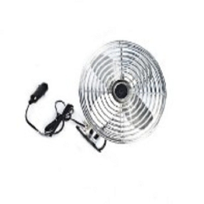 Chuyển đổi bật/tắt Full Safety Metal Guard Mini Car Fan with Cigarette Lighter