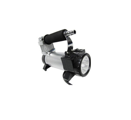 Bơm máy nén khí xi lanh đơn 12v Vật liệu kim loại với ánh sáng 100 Psi