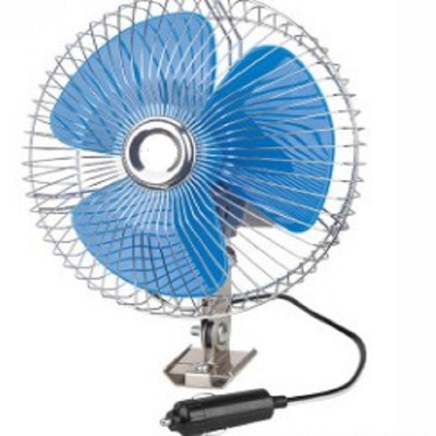 Quạt làm mát xe gắn trục vít, Quạt làm mát tự động dao động 8 "Màu xanh lam