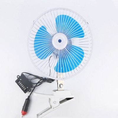 Quạt làm mát ô tô điện màu xanh 12v / 24v Vật liệu nhựa gắn trục vít