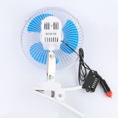Quạt làm mát ô tô điện màu xanh 12v / 24v Vật liệu nhựa gắn trục vít