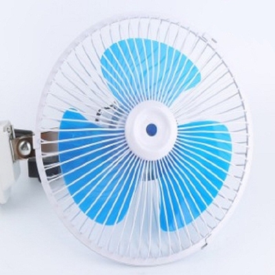 Quạt làm mát ô tô điện màu xanh 12v / 24v Vật liệu nhựa gắn trục vít