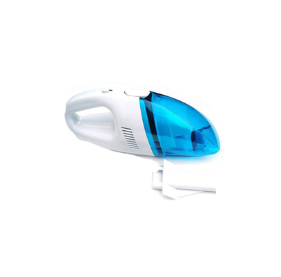 0,7kg Máy hút bụi có thể sạc lại cầm tay 12v Dc Màu trắng xanh có bộ chuyển đổi