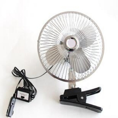 Quạt di động có thể sạc lại điện, Quạt làm mát điện 12v / 24v cho ô tô