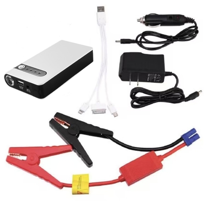Máy khởi động nhảy cầm tay đa năng 12V với đèn pin LED và máy đo áp suất lốp xe