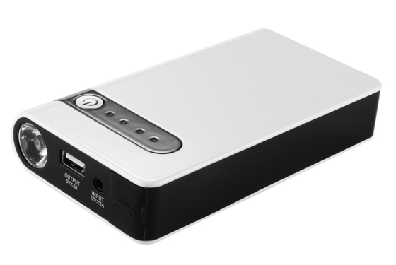 Máy khởi động nhảy cầm tay 12V với đèn pin LED và máy đo áp suất lốp xe