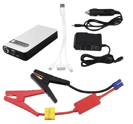 Máy khởi động nhảy cầm tay 12V với đèn pin LED và máy đo áp suất lốp xe