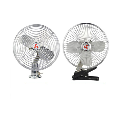 Quạt làm mát ô tô 12v / 24v với công tắc Bật - Tắt Bảo vệ kim loại an toàn đầy đủ