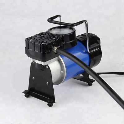 Kim loại Đốm xe ô tô di động máy nén không khí với đèn và tay cầm cho lốp bơm