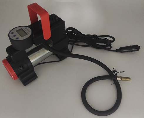 DC12V đèn LED ánh sáng máy nén không khí xe hơi kim loại di động với thước đo kỹ thuật số
