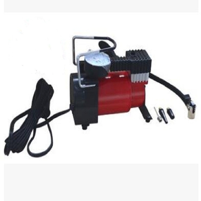 Giá tốt. Máy bơm lốp xe đơn xi lanh mini DC12v Máy nén không khí kim loại Máy bơm lốp xe hơi cho xe tải trực tuyến