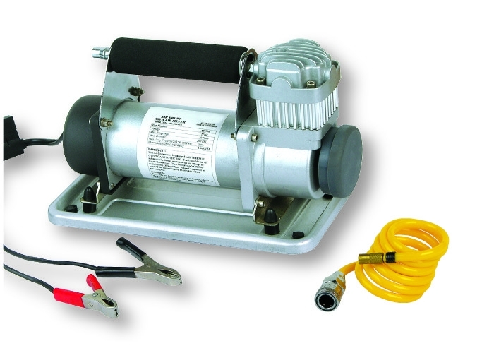 Máy nén không khí xe hơi hạng nặng kim loại cho xe tải ngoài đường 4x4 Áp suất cao Máy nén không khí bạc Máy bơm lốp xe hơi