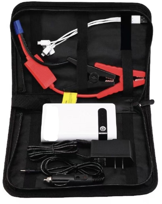 Bộ kích nổ từ xa 12V di động với đèn pin LED và pin 11000mAh, chất liệu nhựa