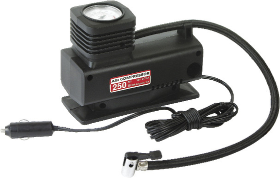 Giá tốt. Nhựa đen tiện dụng dọc theo hành trình Máy nén khí ô tô DC12V cho các loại lốp khác nhau trực tuyến